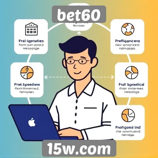 Funcionalidades de suporte ao cliente no bet60