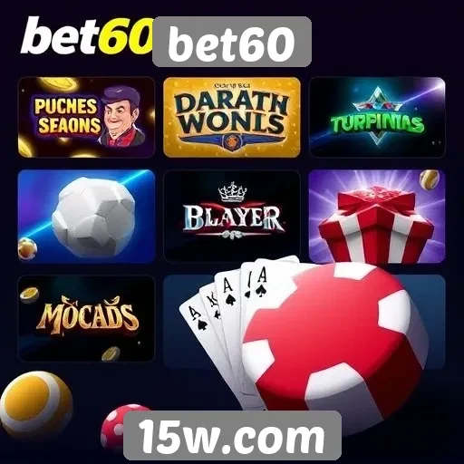 Avaliação das opções de jogos disponíveis no bet60