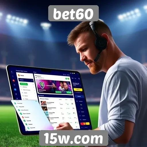 Experiência do usuário na plataforma bet60